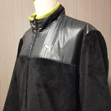 [ 새상품급 ] PUMA 플리스 보아 자켓 블랙 M