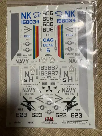 CAM 1/48 그라마 EA-6B 프라울러 데칼