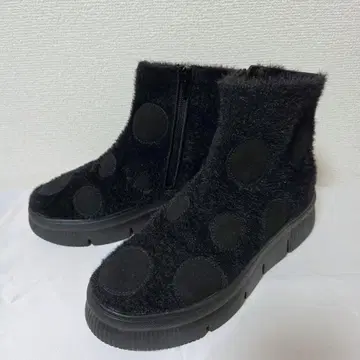 고품질 밴딩 밴딩 Gomu56 에어 도트 숏부츠 블랙 M