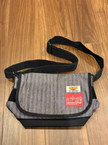 맨하탄 포티지 숄더백 그레이/블랙