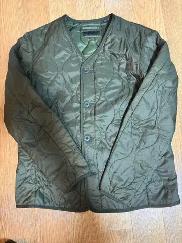 유니클로 남성용 퀼팅 자켓 밀리터리 M 사이즈 올드 유니클로