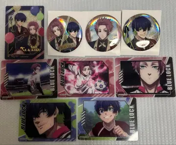 블루 록 AGF 크랙 벌룬 이토시 사에 아이쿠 캔뱃지 파보카