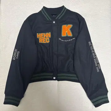 후지이 카제 Workin' Hard 바시티 자켓 M