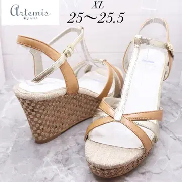 다이애나 웨지솔 코르크 샌들 브라운 25 25.5