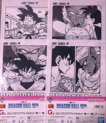 드래곤볼 제일복권 40주년 코믹스 클리어 파일 4점