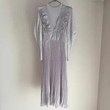 SNIDEL 니트 레이어드 원피스