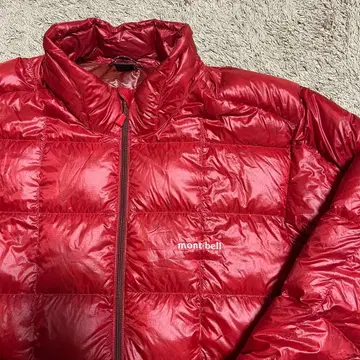[ L ] 몽벨 스페리오 다운 자켓 경량 블랙 빨간색
