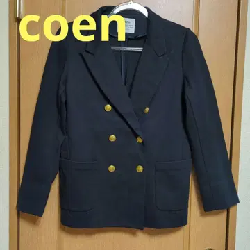 coen 네이비 더블 브레스트 자켓 M 사이즈 클리닝 완료