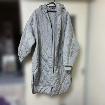 ZARA 그레이 퀼팅 다운 자켓 S