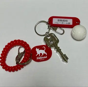 하이큐 네코마 로커 키 컬렉션 열쇠 참 키링