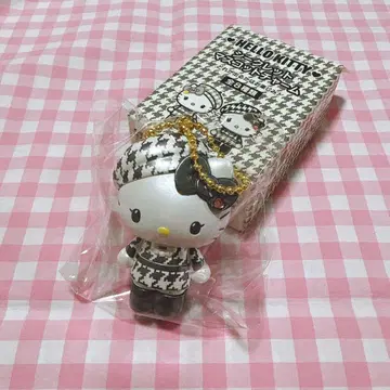 헬로키티 흑백 걸리시 시크릿 마스코트 참 키티