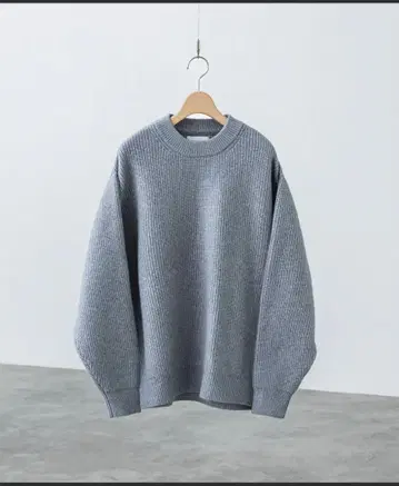 WYM LIDNM MELANGE AZE LOOSE KNIT 니트 M사이즈