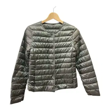 UNIQLO 그레이 퀼팅 다운 자켓 작은 사이즈
