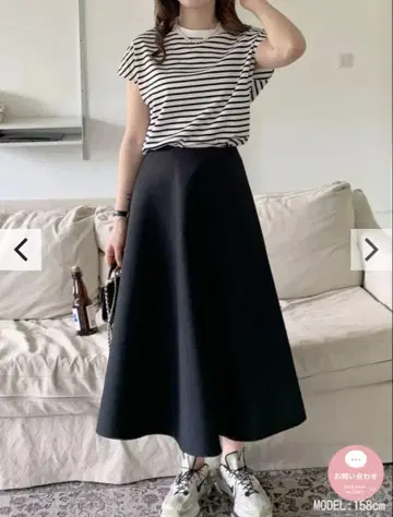 birthday bash A라인 본딩 스커트 숏