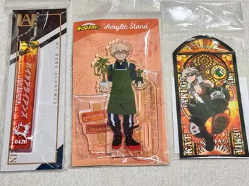 바쿠고 카츠키 기숙사 열쇠풍 스틱 키링 아크릴 스탠드 클리어 스티커