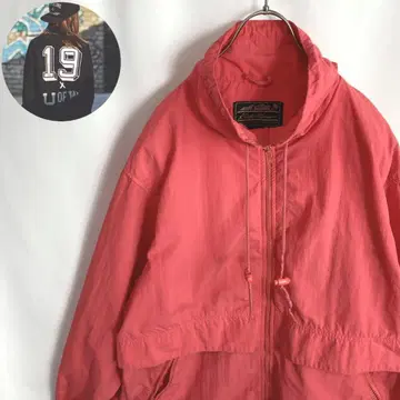 USA 구제 의류 Eddie Bauer 블랙 택 나일론 자켓 여성용 핑크