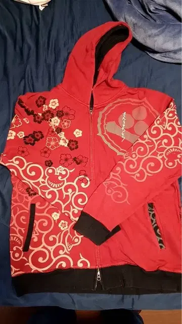 산마루이치 참마루이치 빨간색 맨투맨 후드티