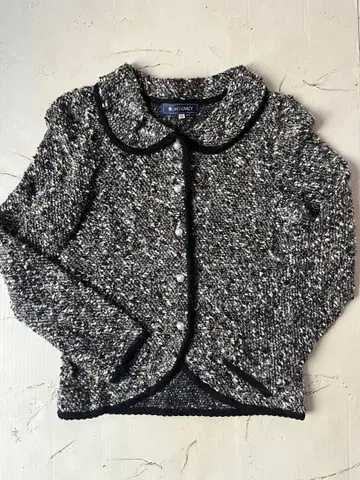 M'S 엠즈 그레이시 믹스 트위드 니트 자켓 펄