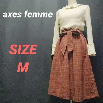 axes femme 엑시즈팜 도킹 원피스 체크 프릴