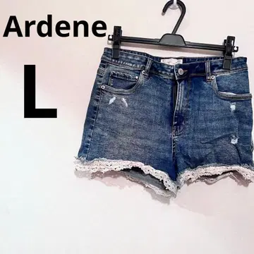 Ardene 데님 숏팬츠 사이즈[L] 레이스 트리밍 포함
