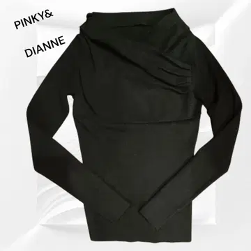 PINKY&DIANNE 블랙 긴팔 니트