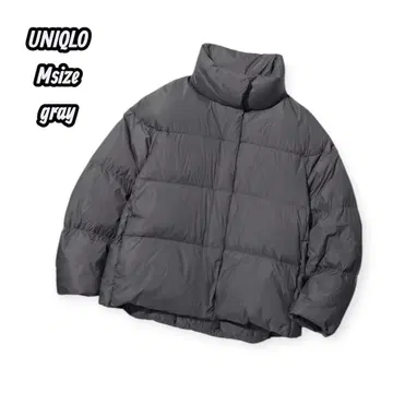 UNIQLO 파우더 소프트 다운 자켓 NANODESIGN 그레이