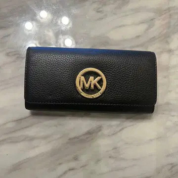 MICHAEL KORS 블랙 장지갑 MK 로고