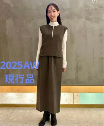 2025AW 신상 슬릿 노카라 베스트 워셔블