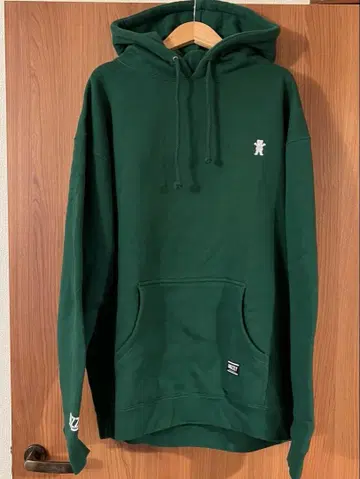 grizzly 후드 부착 후드티 곰 자수