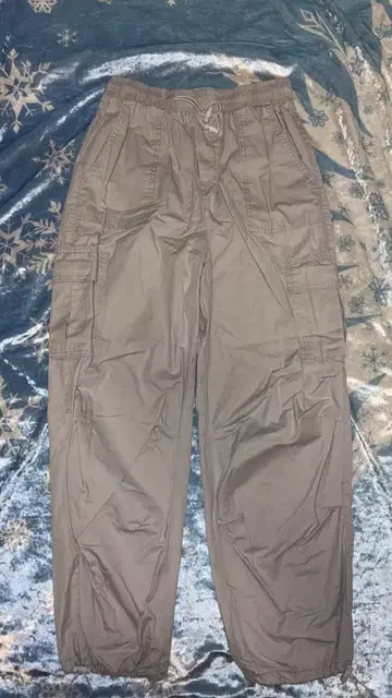 올리브 데 올리브 카고 팬츠 블루