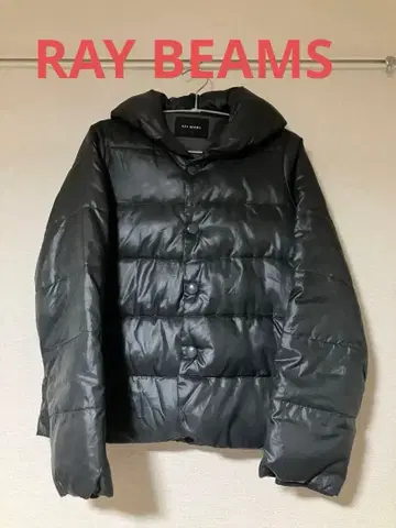 레이빔즈 블랙 다운 재킷 다운 코트