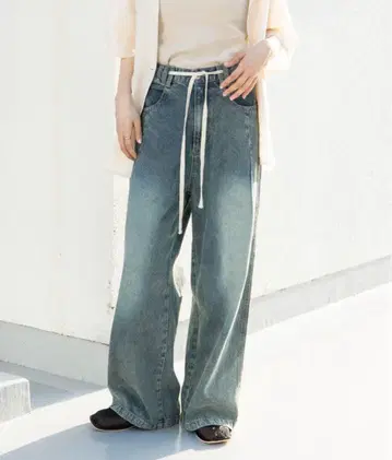 KBF 드로우 스트링 데님