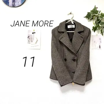10545 JANE MORE 제인모어 헤링본 무늬 피코트 11호