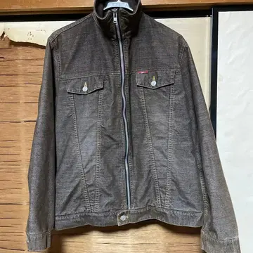 브라운 데님 자켓