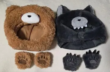 3COINS 최애 인형 애니멀 세트 곰 늑대