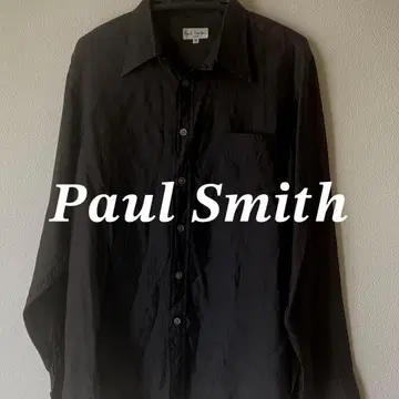 Paul Smith 블랙 드레스 셔츠 M 폴스미스