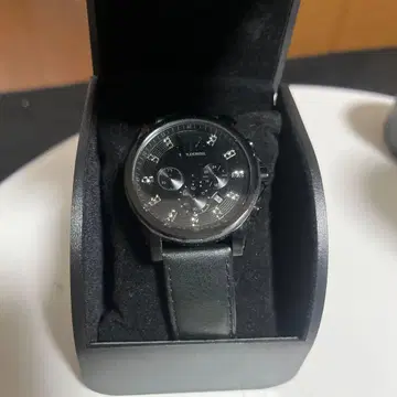 Armani Exchange 시계 블랙