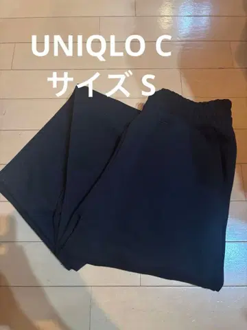 유니클로 UNIQLOC 스웨트 팬츠 블랙