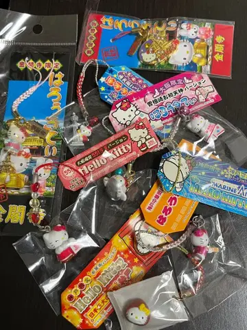 지역 한정 키티 매듭 스트랩 오사카 고베 교토 8세트