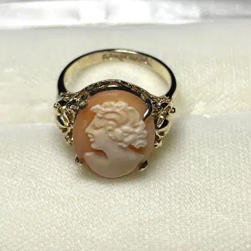 빈티지 카메오 925 실버 반지