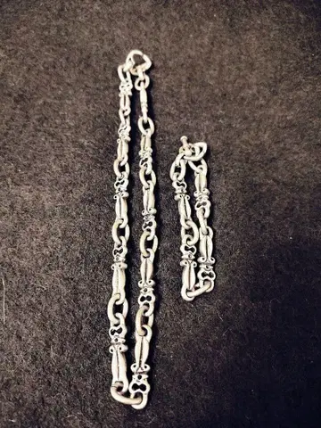 빈티지 치카노 목걸이 블레스 세트