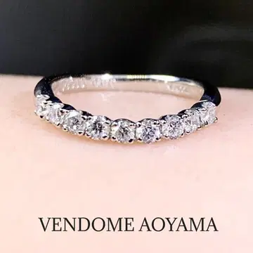 반돔 아오야마 플라티나 다이아몬드 이터니티링 핑키링