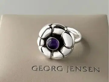 GEORG JENSEN 플라워 반지 자수정