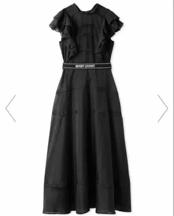 LILY BROWN x MARY QUANT 로고 벨트 포함 시어 원피스