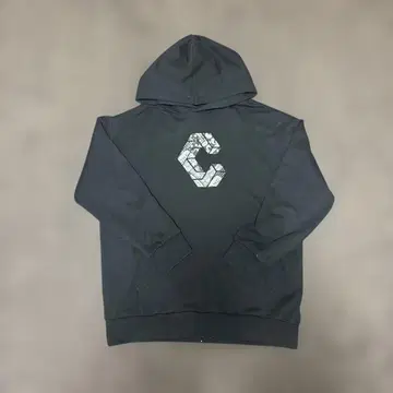 CRONOS 후드 부착 후드티 블랙