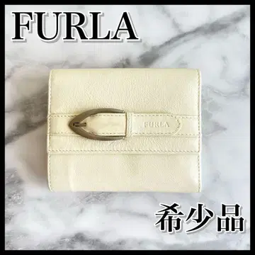 레어 아이템 훌라 접이식 지갑 지갑 화이트 wallet 미니 빈티지