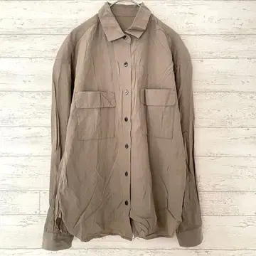 로페 ROPE 셔츠 블라우스 [ S ] 스퀘어 버튼 깔끔 심플