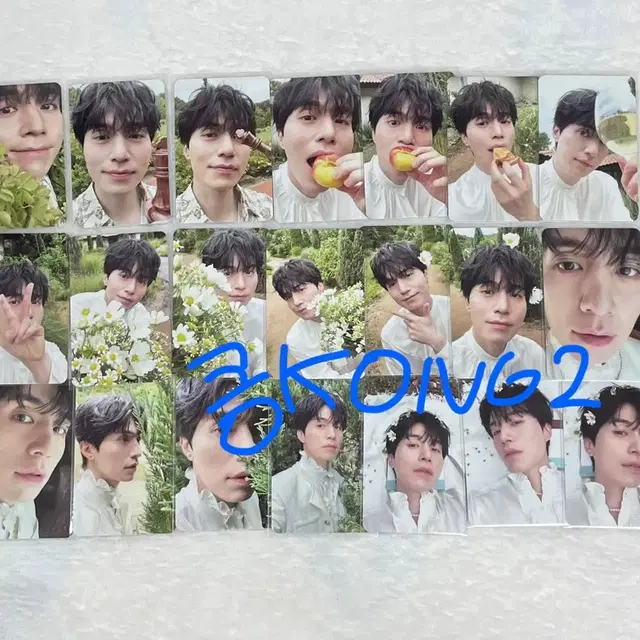 이동욱 시크릿메시지 포카 드볼 풀셋 일괄 판매 욱동이포카시그응원봉팬미팅