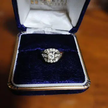 실버 다이아몬드 반지