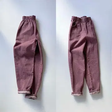 Used USA제 Haband 포도색 하이웨스트 데님 팬츠